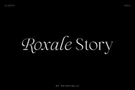 Roxale Story Font Family