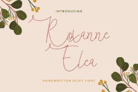 Roxanne Elea Demo Font