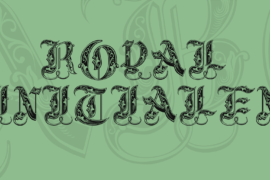Royal Initialen Font