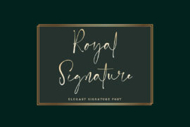 Royal Signature Font Family