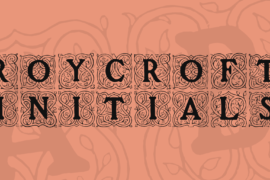 Roycroft Initials Font