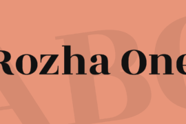Rozha One Font