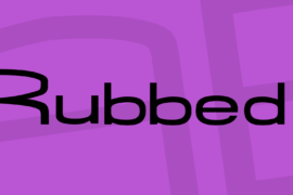 Rubbed Font