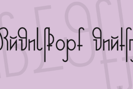 Rudelskopf deutsch Font