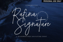 Rufina Signature Font