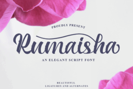 Rumaisha script Font