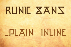 Runic Sans Font Family