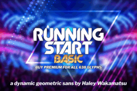 Running Start Basic Font