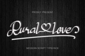 Rural Love Font
