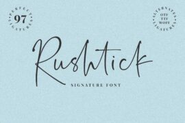 Rushtick Font