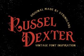 Russel dexter Font