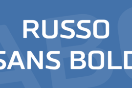 Russo Sans Bold Font