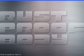Rustproof Body Font