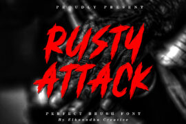 RUSTY ATTACK DEMO Font