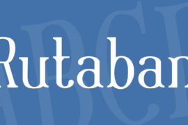 Rutaban Font