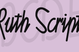 Ruth Script Font