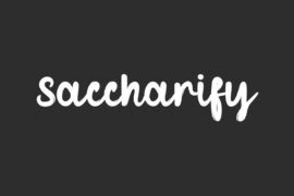 Saccharify Demo Font