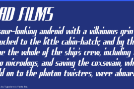 Sad Films Font