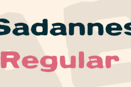 Sadannes Font
