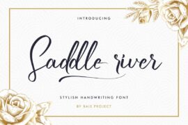Saddle River Demo Font
