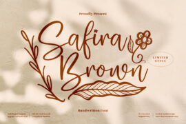 Safira Brown Font Family