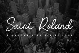 Saint Roland Demo Font