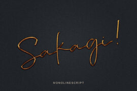 SAKAGI Font