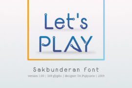 Sakbunderan Font