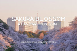 Sakura Blossom Font