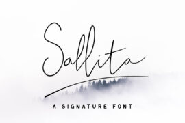 Sallita Free for personal only Font
