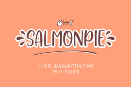 Salmonpie – Personal Use Font