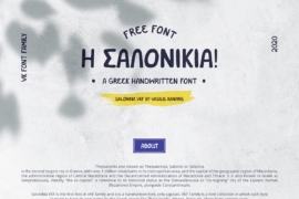 Salonikia VKF Font
