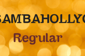 SAMBAHOLLYC Font