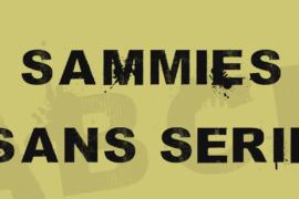 saMmiEs Sans serIf Font