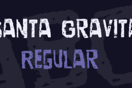 Santa Gravita Font