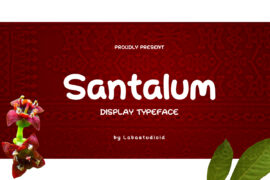 Santalum Font