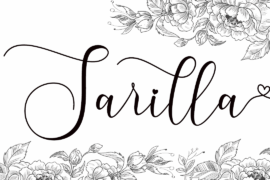 Sarilla Script Font