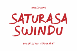 Saturasa Swindu Font