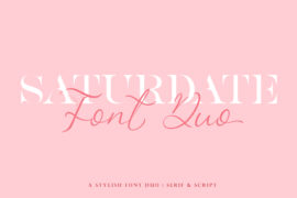 SATURDATE SERIF Font
