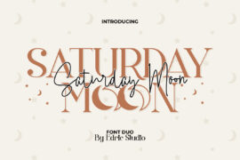 Saturday Moon Demo Font Family
