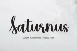 Saturnus Font