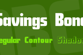 Savings Bond Font Family