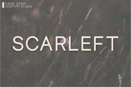 Scarleft Font