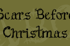 Scars Before Christmas Font