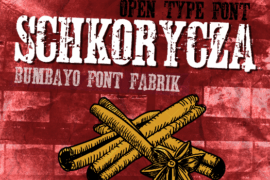 Schkorycza Font