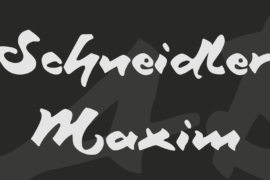 Schneidler Maxim Font