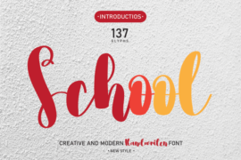 School Font