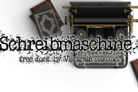 Schreibmaschine Font