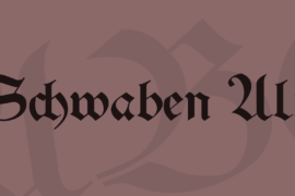 Schwaben Alt Font