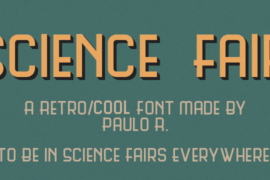 Science Fair Font